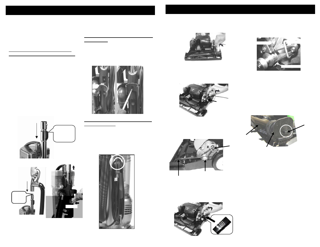 Instrucciones de armado, Diagnóstico de problemas | Shark NV30C User Manual | Page 20 / 24