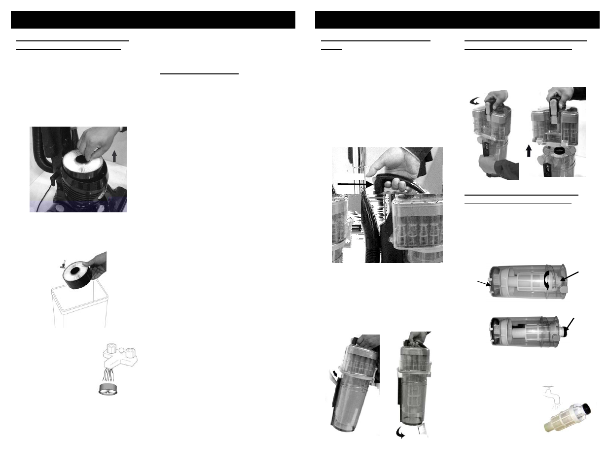 Instrucciones de mantenimiento | Shark NV30C User Manual | Page 23 / 24