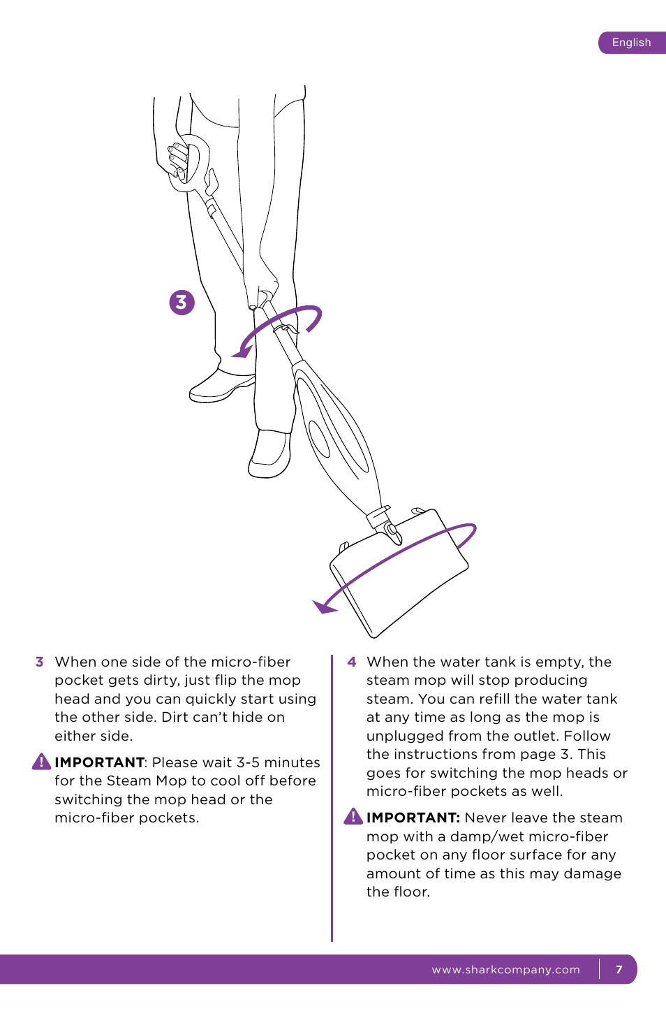 Shark S3501 User Manual | Page 13 / 20