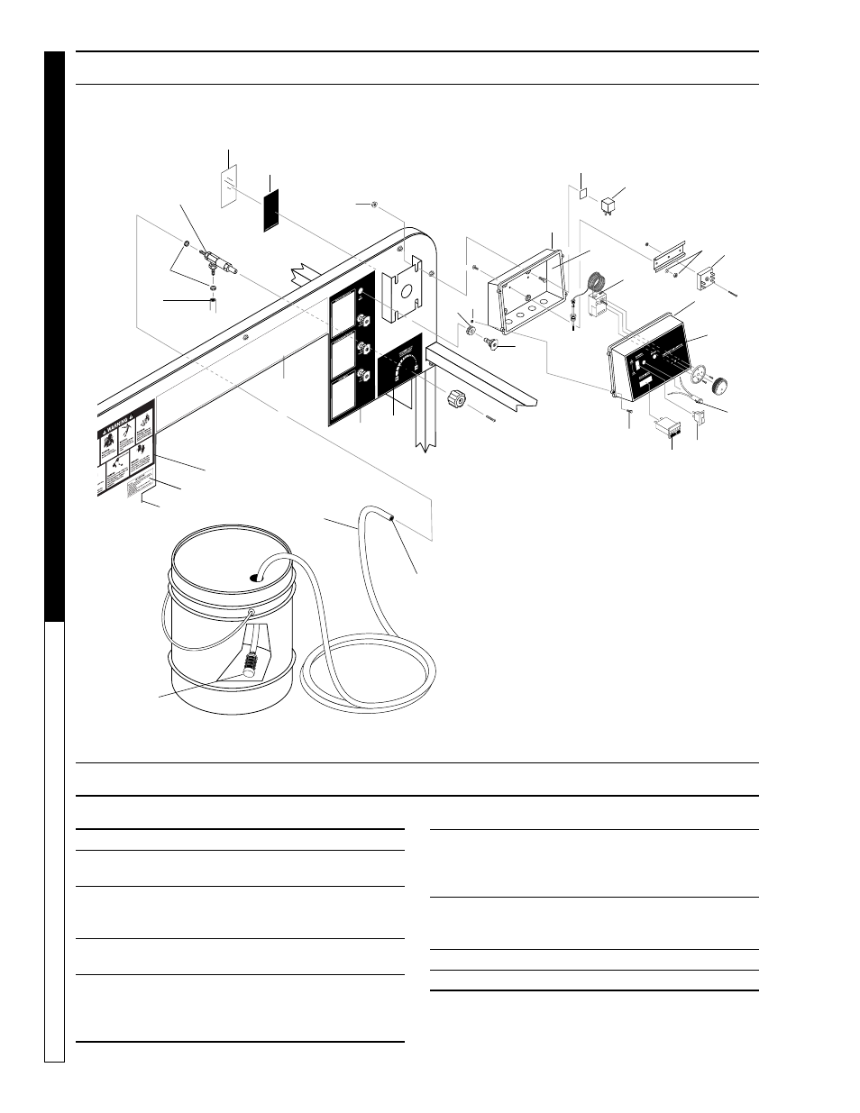 Control panel exploded view, Control panel parts list, Pressure w asher | Shark SSG-503027E User Manual | Page 26 / 34