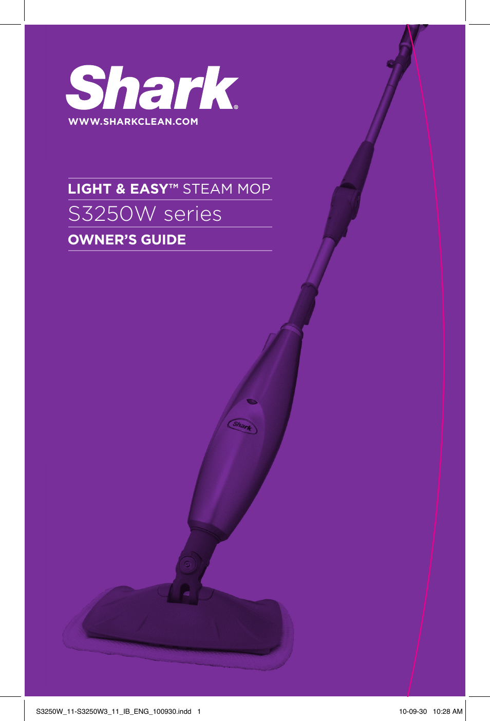Shark LIGHT & EASY S3250W User Manual | 20 pages