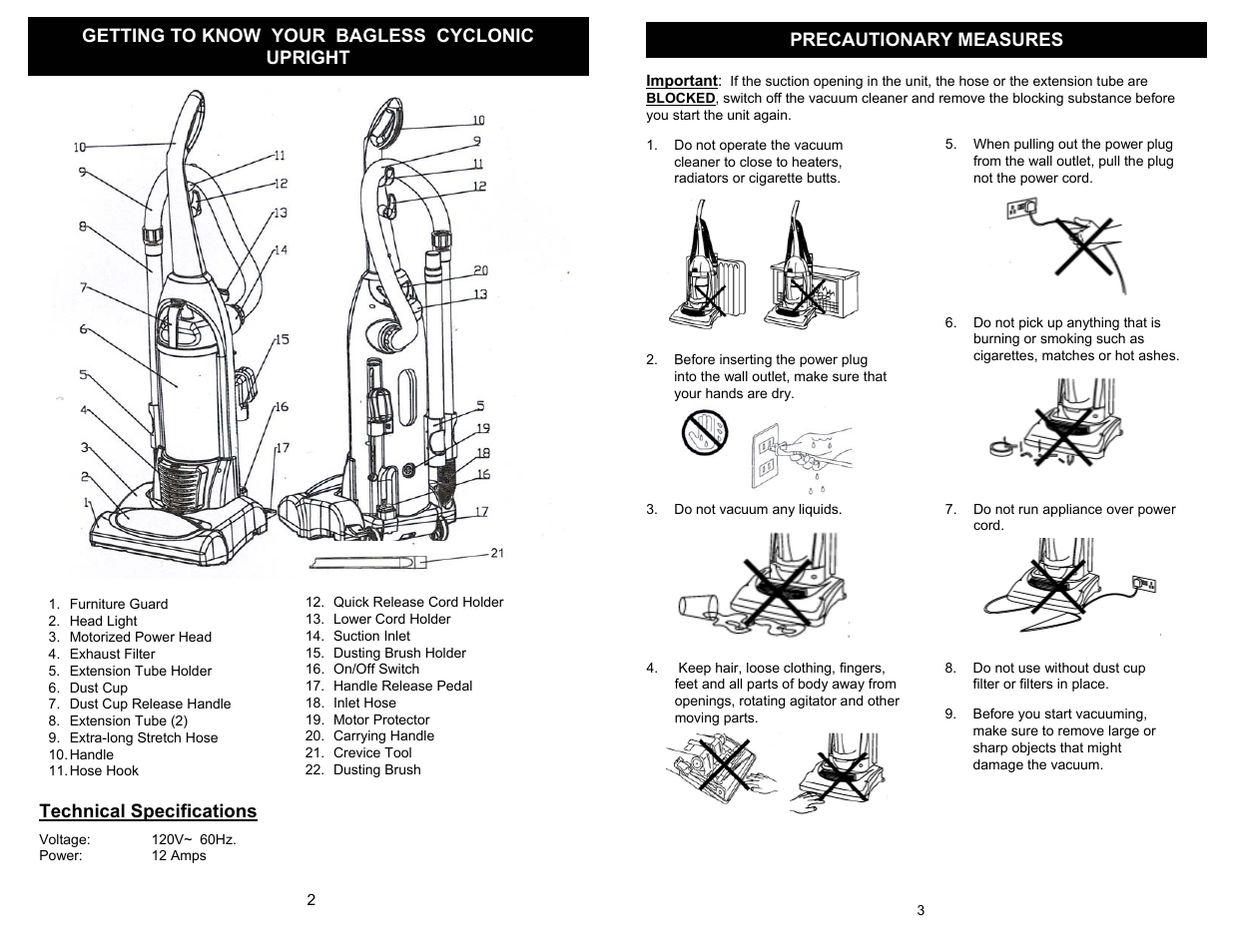 Shark EP710 User Manual | Page 2 / 7