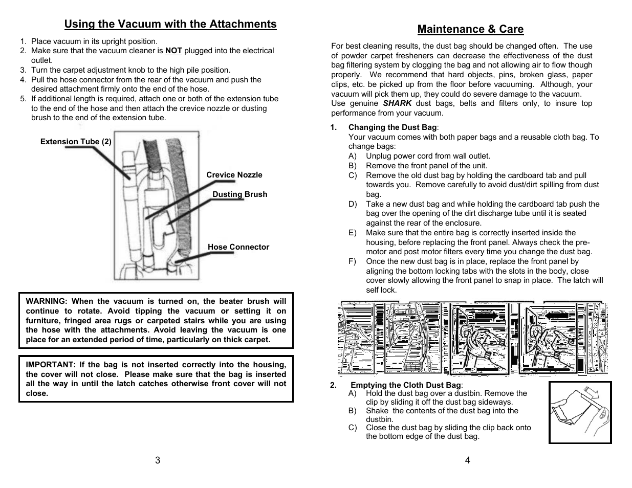 Shark UV204 User Manual | Page 6 / 6