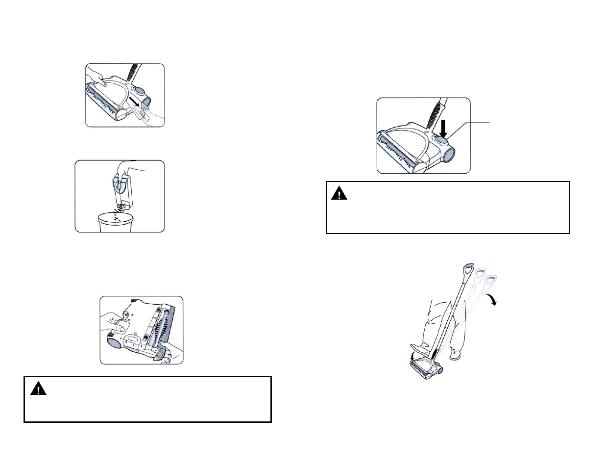 How to operate your cordless sweeper, Nettoyage de la coupelle à poussière | Shark V1725 User Manual | Page 5 / 14