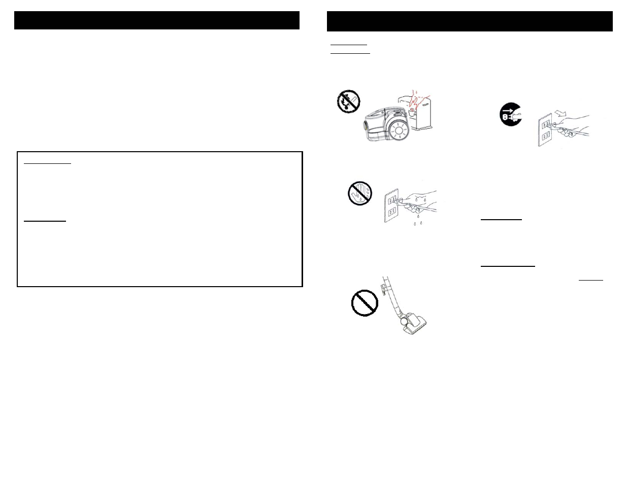 Mesures de précaution | Shark CV242 User Manual | Page 10 / 16