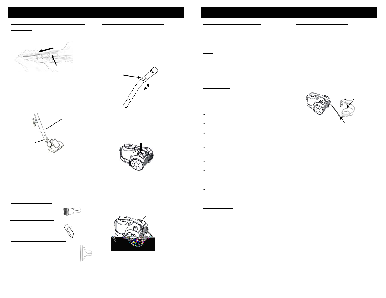 Operating instructions instrucciones de uso | Shark CV242 User Manual | Page 16 / 16