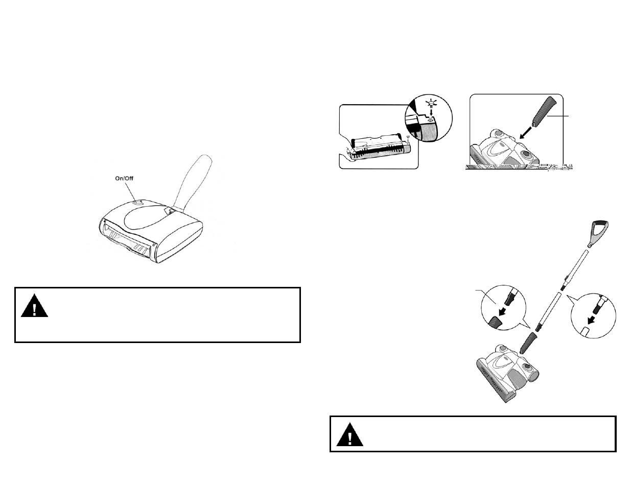 Assemblage de votre balayeuse sans fil, Caution, How to operate your cordless hand sweeper | Shark V1730 User Manual | Page 23 / 28