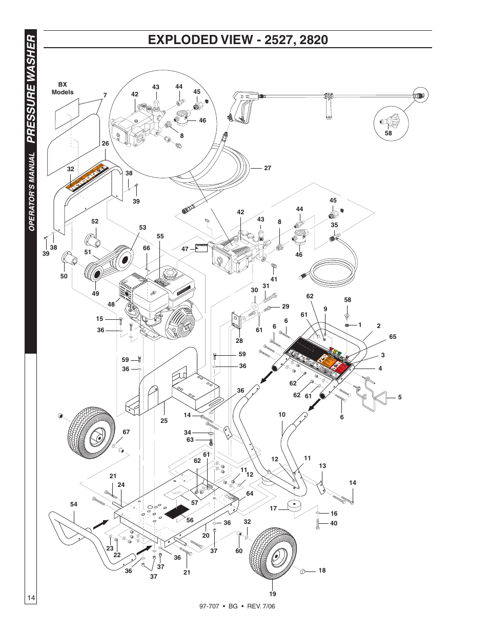 Pressure w asher | Shark BG-3735 User Manual | Page 14 / 34