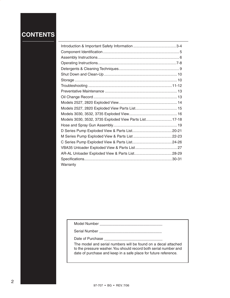Shark BG-3735 User Manual | Page 2 / 34