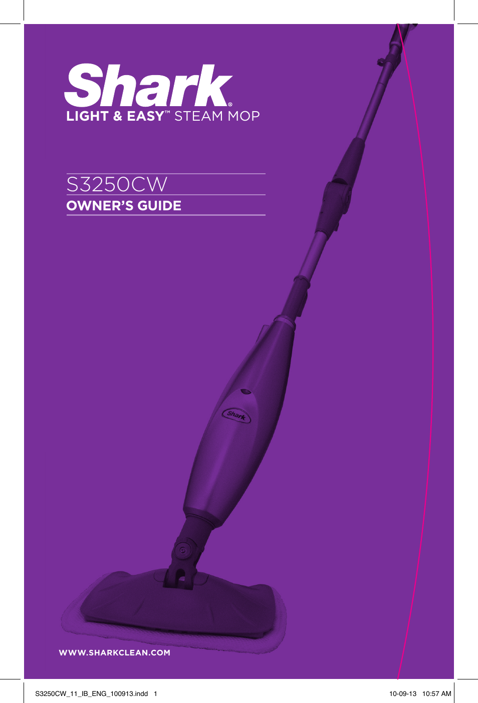 Shark LIGHT & EASY S3250CW User Manual | 11 pages
