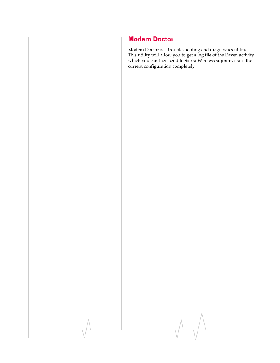 Modem doctor | Sierra Raven EDGE User Manual | Page 15 / 141