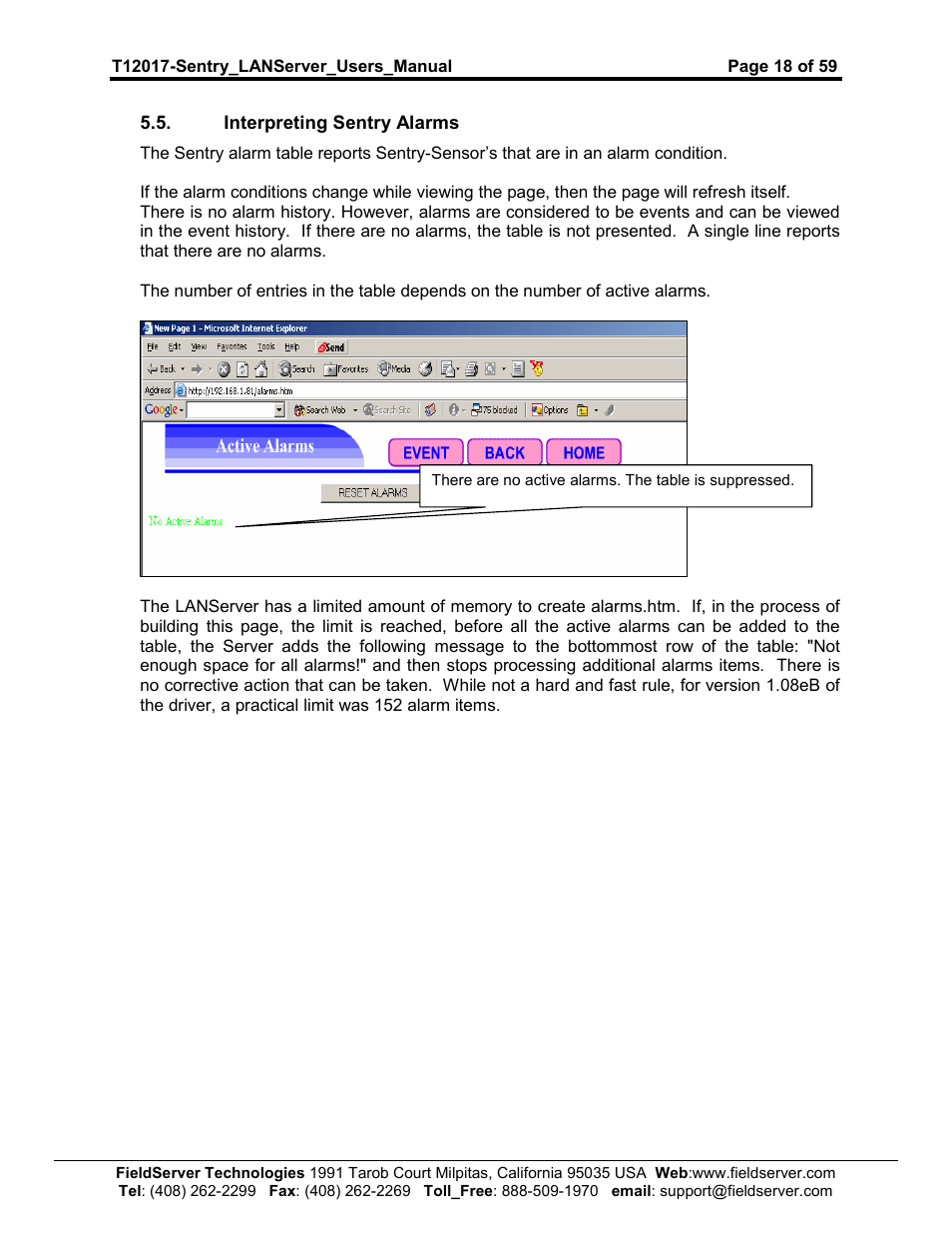 Sierra 5391-02 User Manual | Page 18 / 59