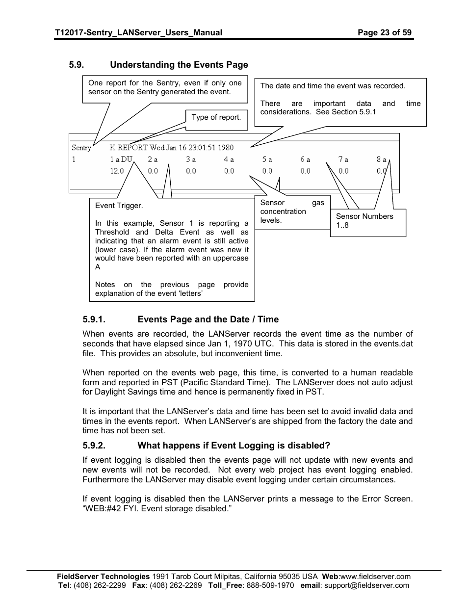 Sierra 5391-02 User Manual | Page 23 / 59