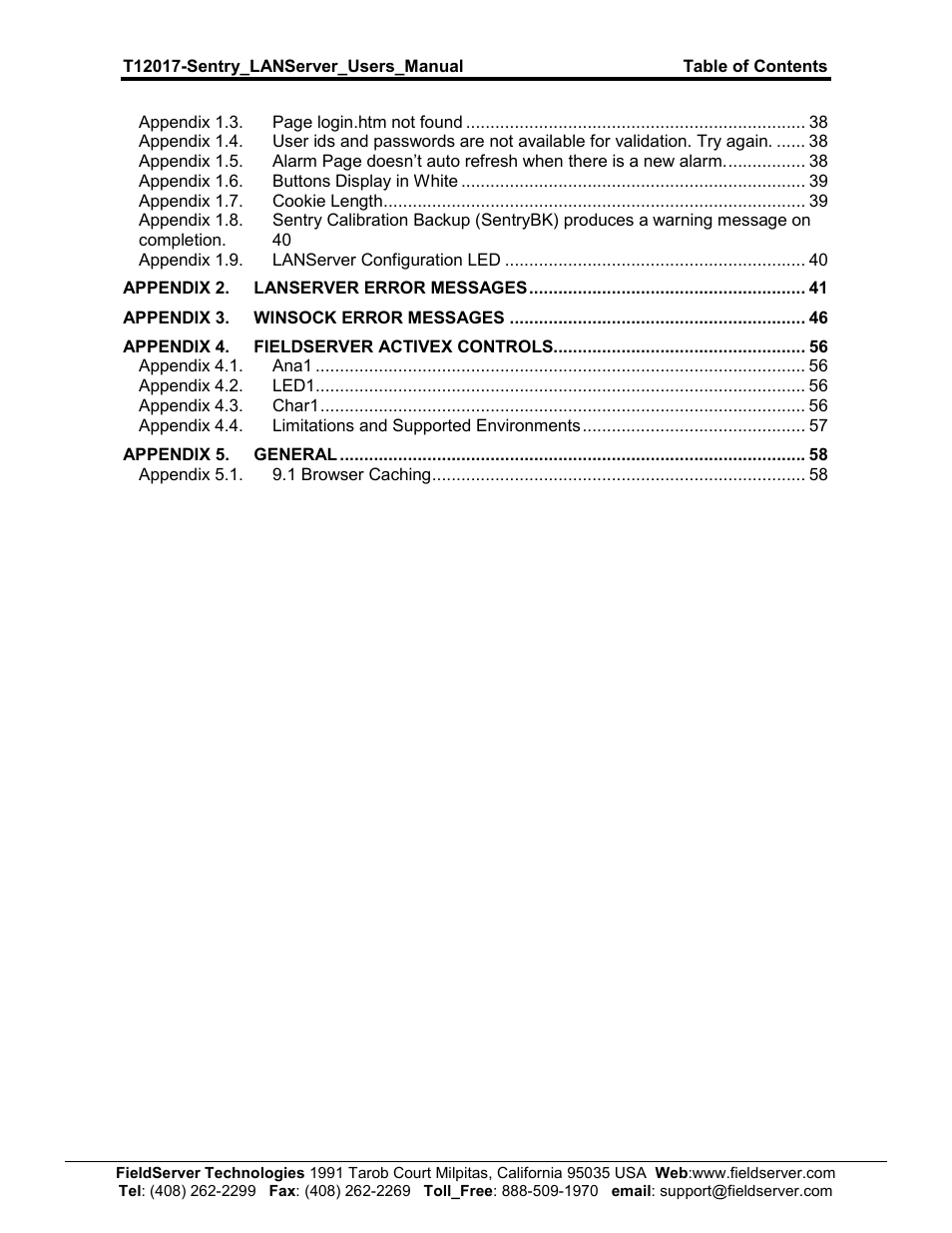 Sierra 5391-02 User Manual | Page 3 / 59