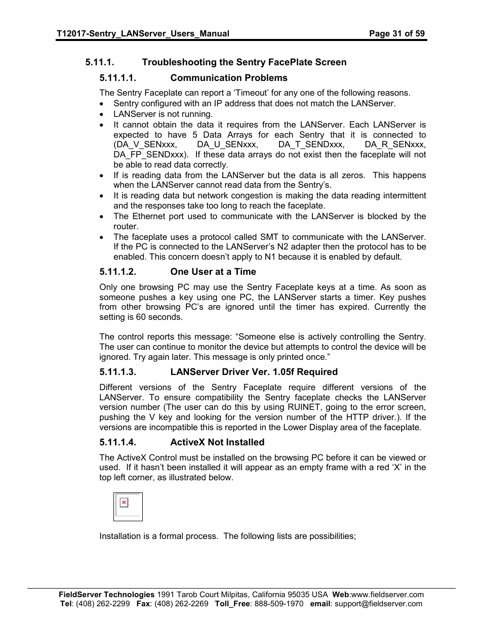 Sierra 5391-02 User Manual | Page 31 / 59