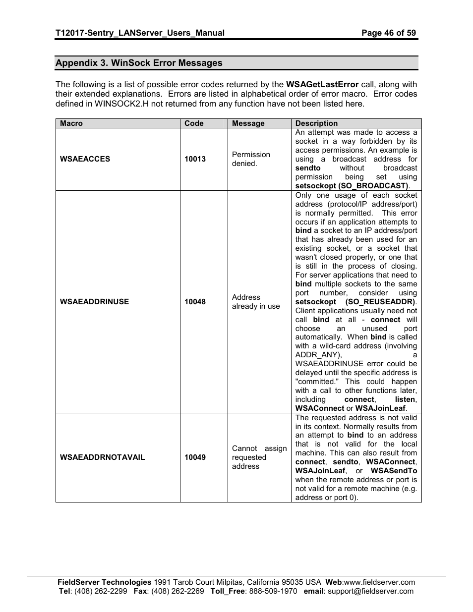 Sierra 5391-02 User Manual | Page 46 / 59