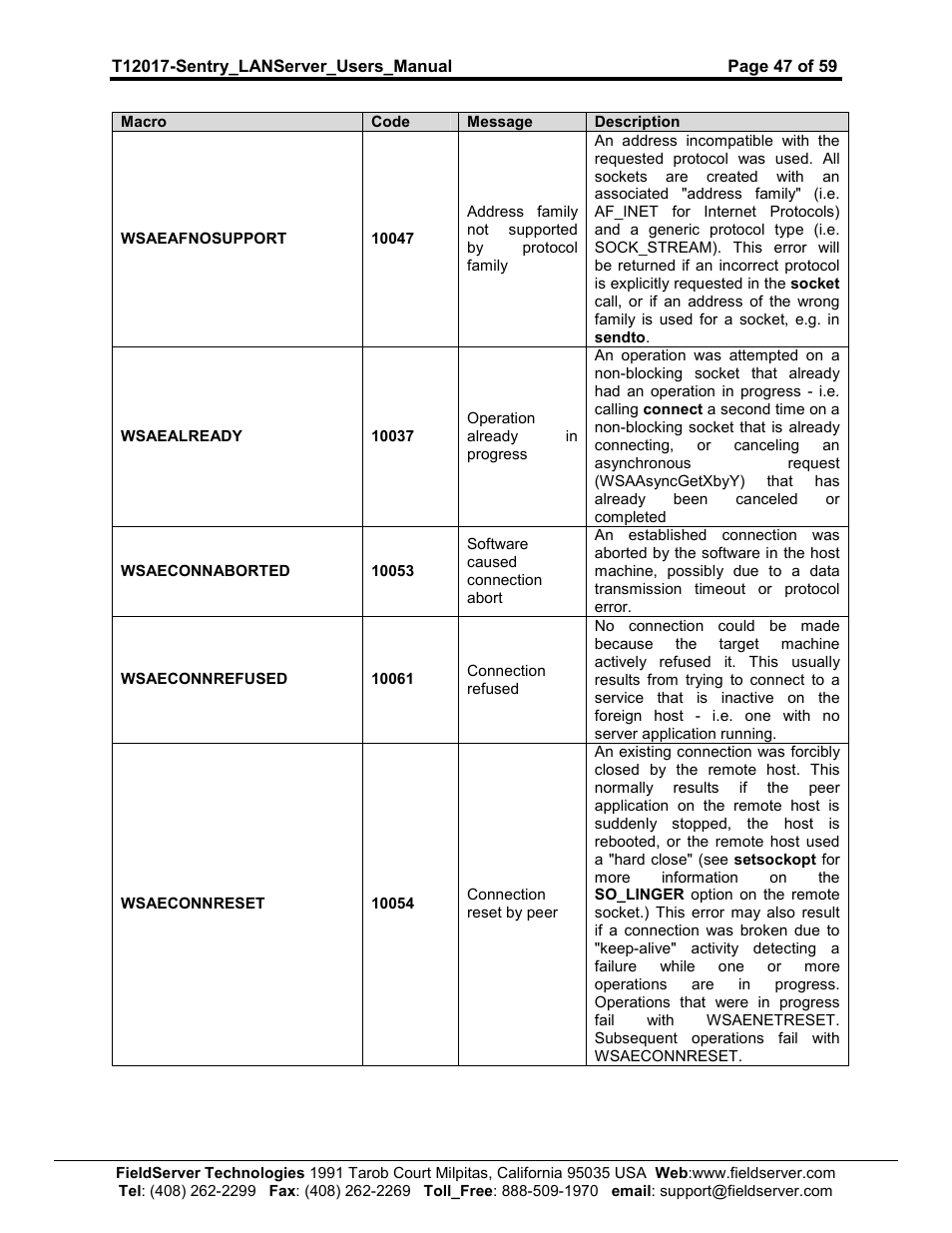 Sierra 5391-02 User Manual | Page 47 / 59