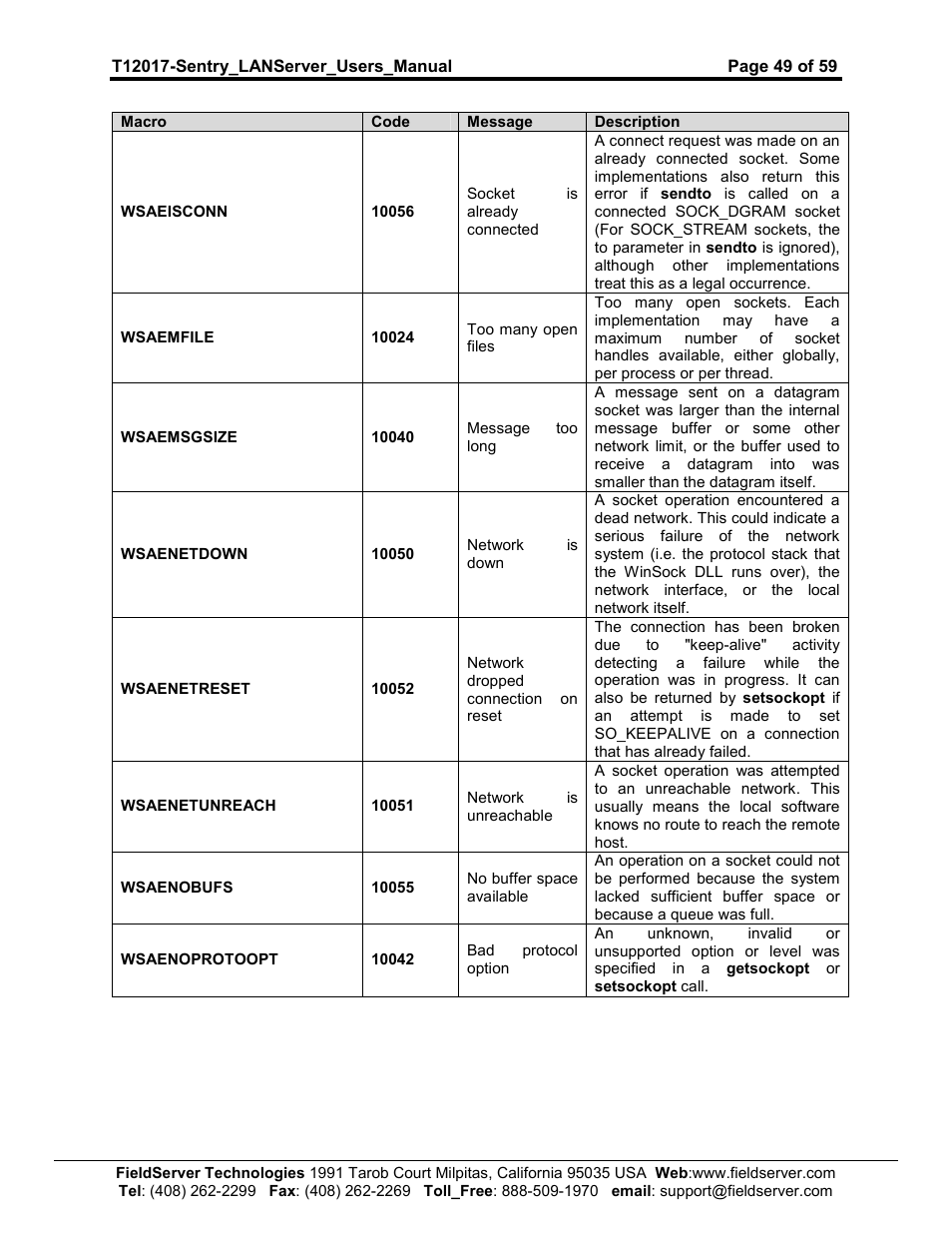 Sierra 5391-02 User Manual | Page 49 / 59