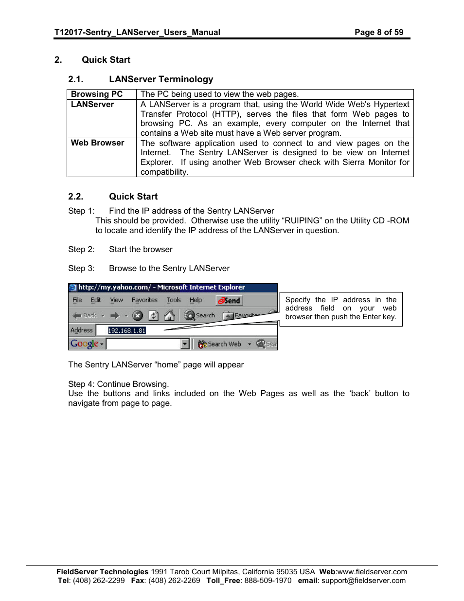 Sierra 5391-02 User Manual | Page 8 / 59