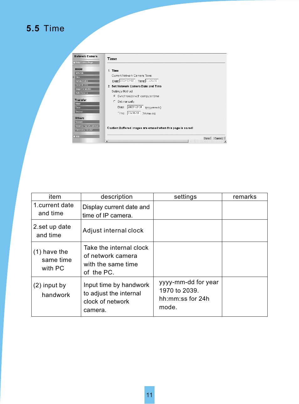 Т³гж 14, 5 time | Sierra Siera IP Camera VSP 3001 User Manual | Page 13 / 25