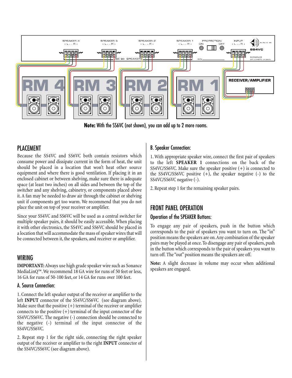 Sonance SS4VC User Manual | Page 3 / 4