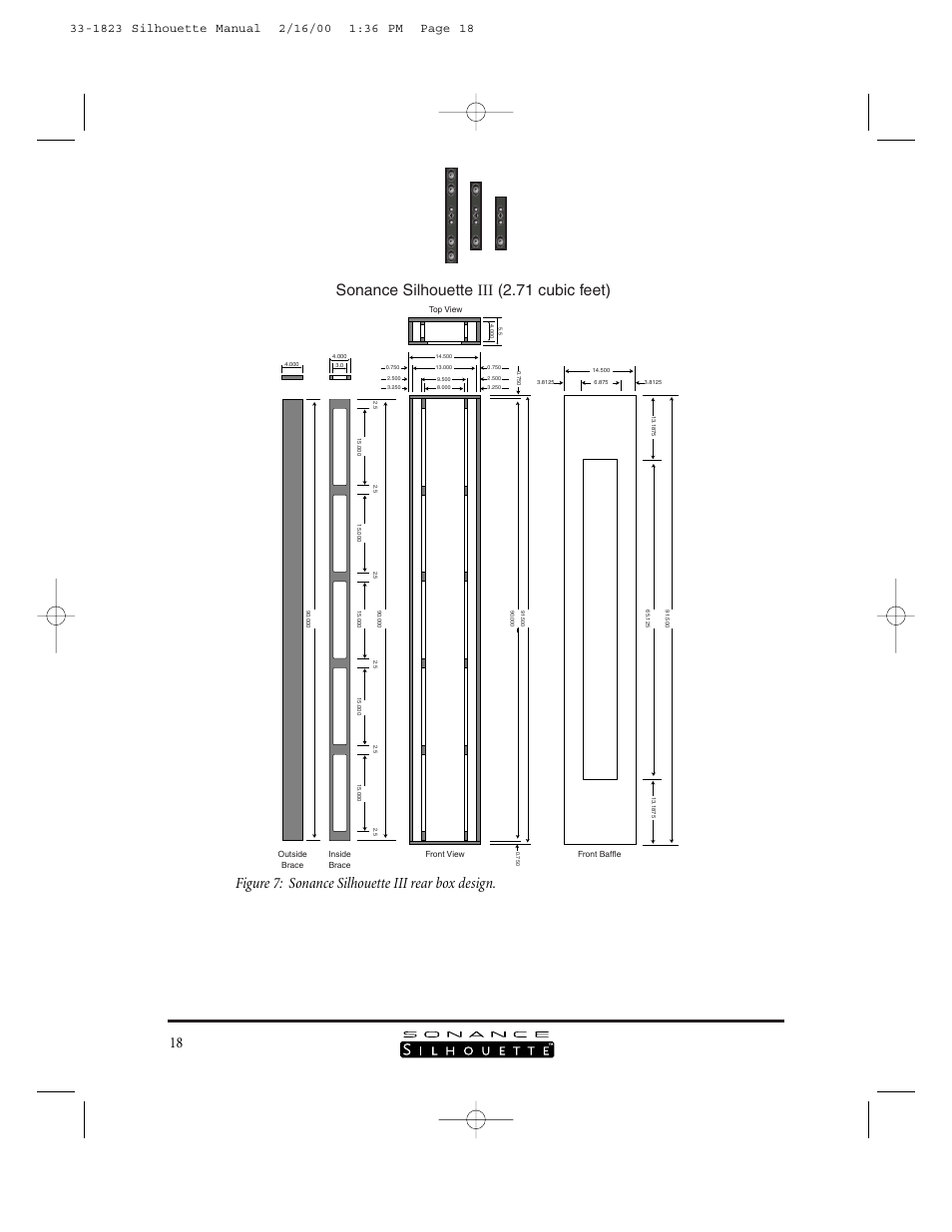 Sonance SILHOUETTE II User Manual | Page 17 / 26