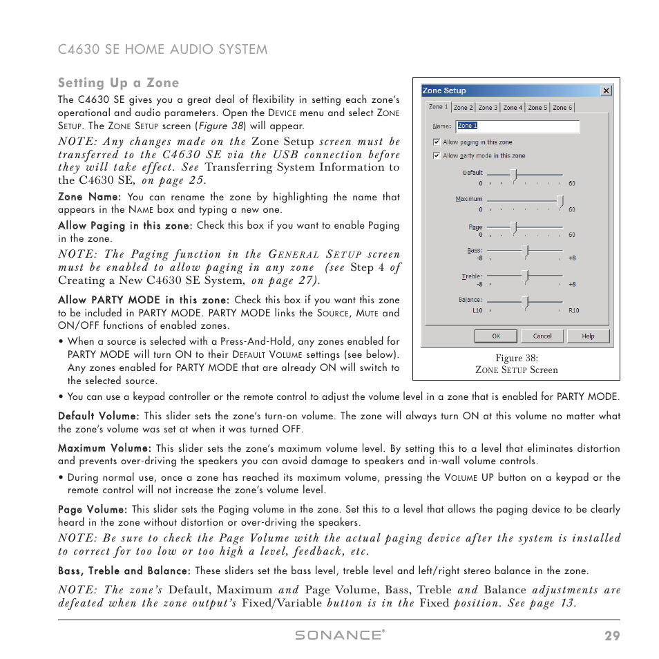 Sonance C4630 SE User Manual | Page 29 / 60