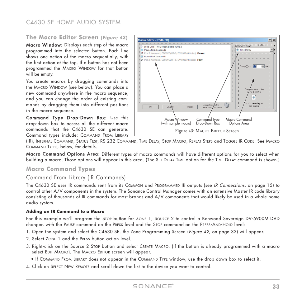 Sonance C4630 SE User Manual | Page 33 / 60