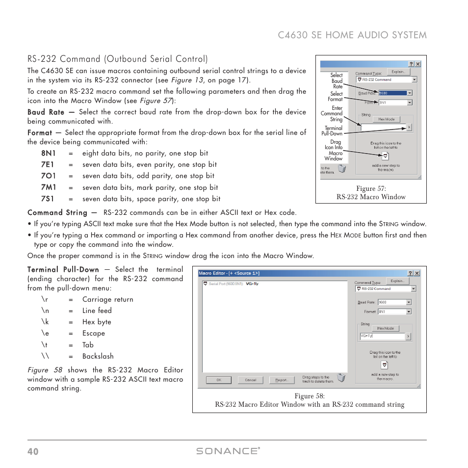 Sonance C4630 SE User Manual | Page 40 / 60