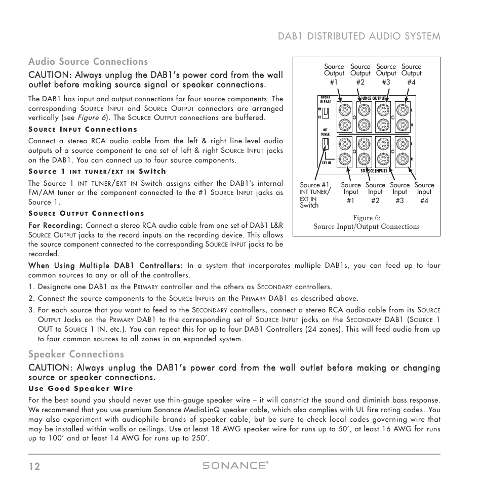 Sonance DAB1 User Manual | Page 12 / 68