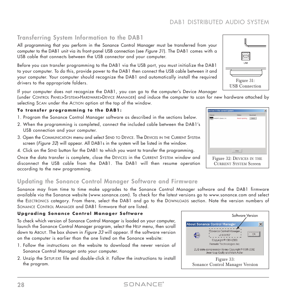 Sonance DAB1 User Manual | Page 28 / 68