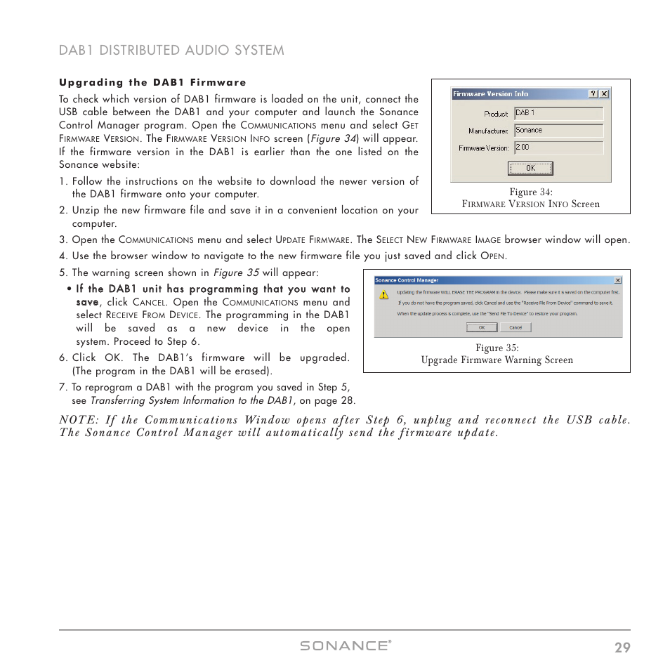 29 dab1 distributed audio system | Sonance DAB1 User Manual | Page 29 / 68