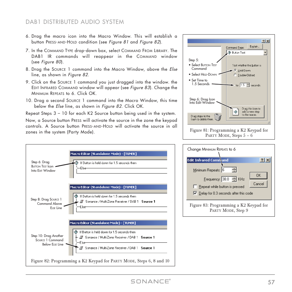57 dab1 distributed audio system | Sonance DAB1 User Manual | Page 57 / 68