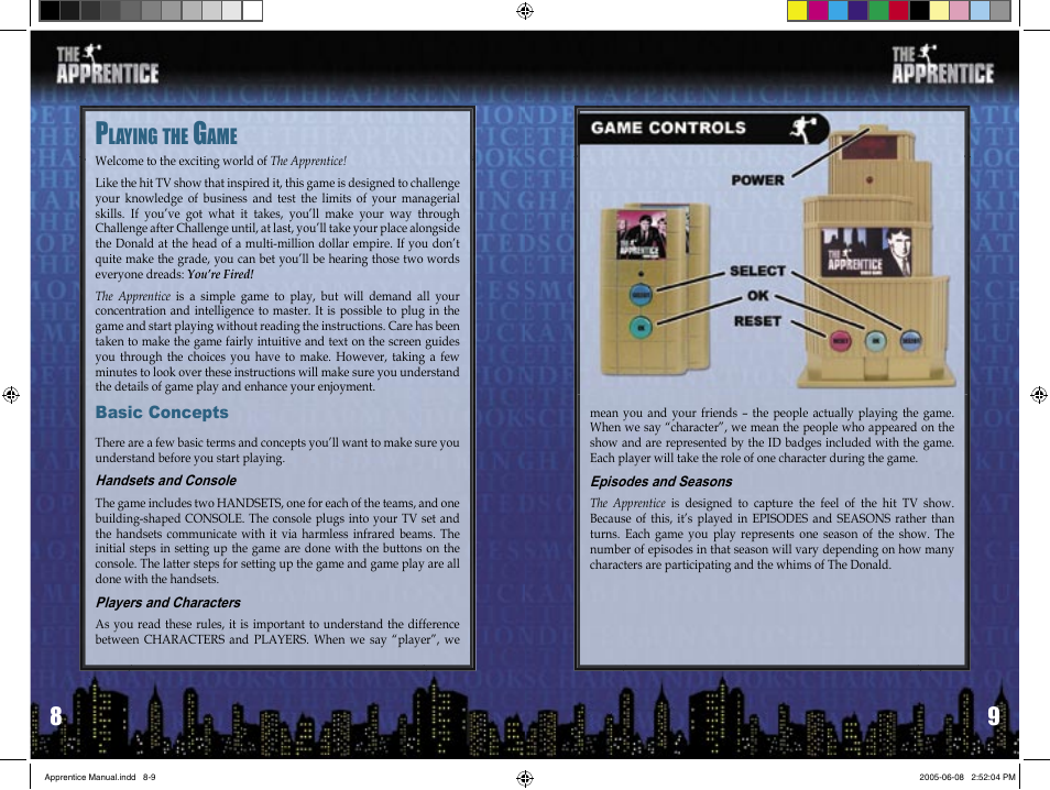 Laying | Senario THE APPRENTICE User Manual | Page 5 / 9