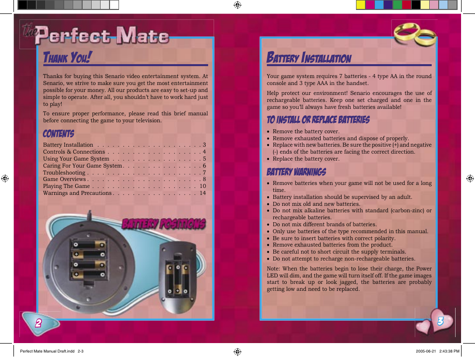 Senario The Perfect Mate 20986 User Manual | Page 2 / 9