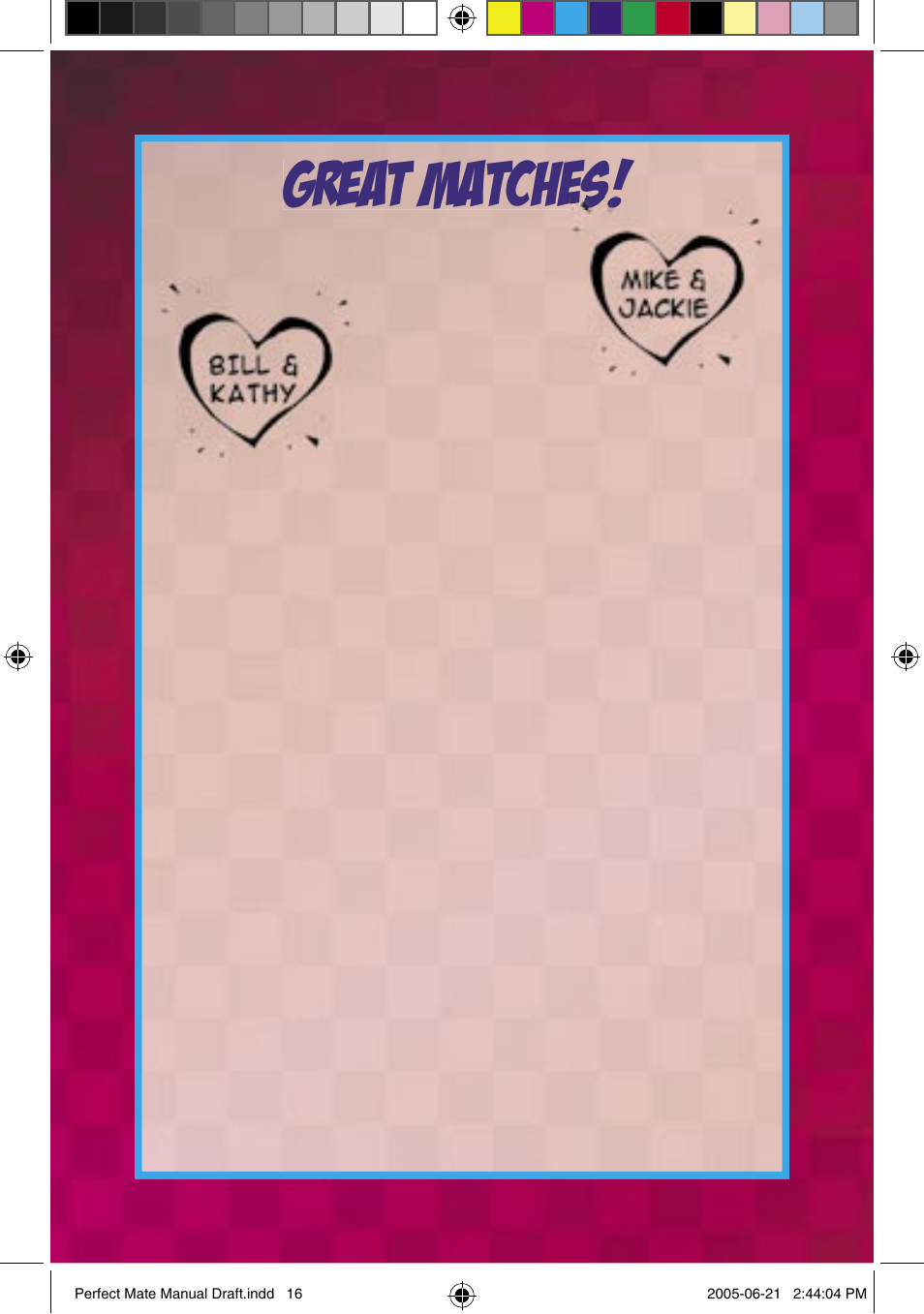 Great matches | Senario The Perfect Mate 20986 User Manual | Page 9 / 9