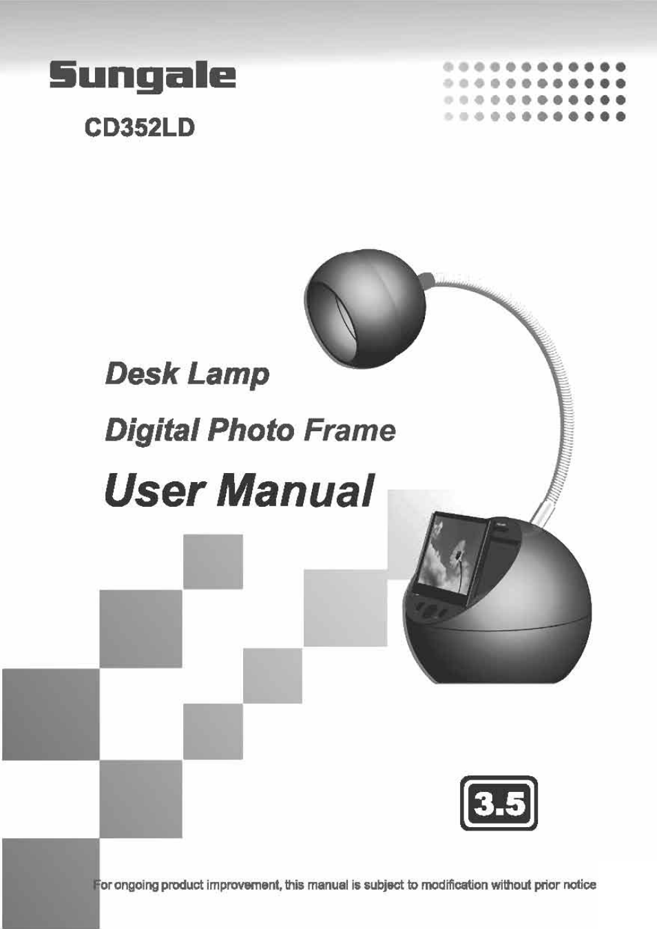 Sungale CD352LD User Manual | 27 pages