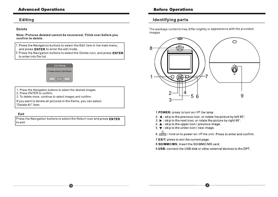 Т³гж 9 | Sungale CD352LD User Manual | Page 20 / 27