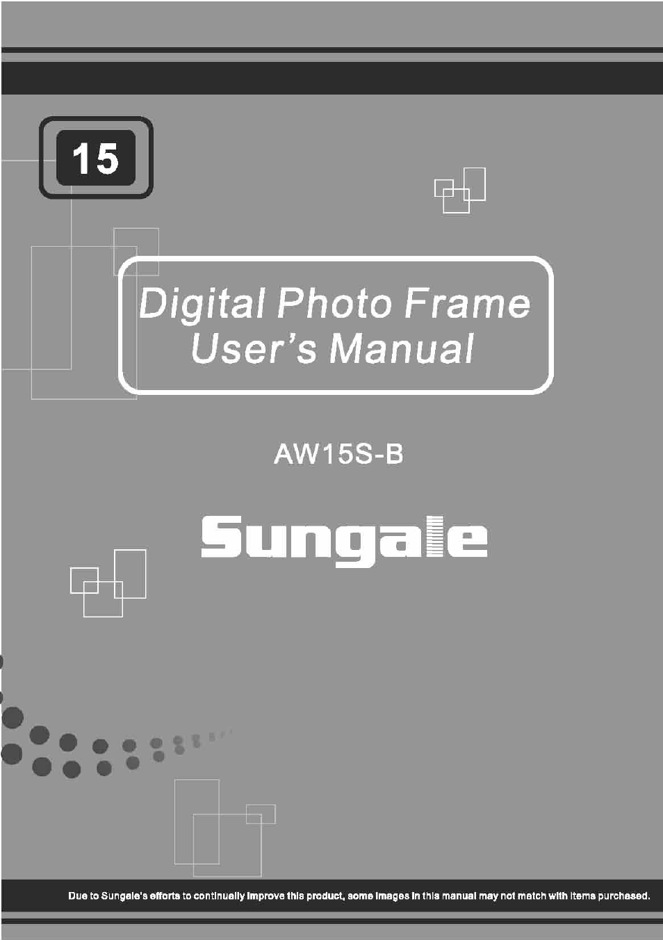 Sungale AW15S-B User Manual | 47 pages