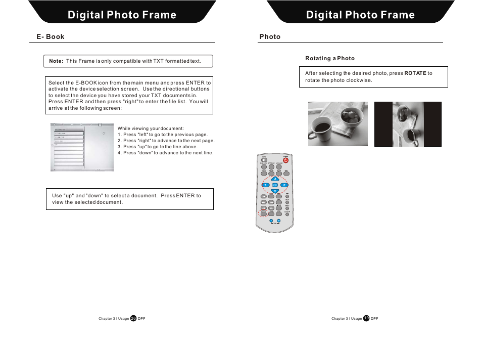 Т³гж 20, Photo, E- book | Sungale AW15S-B User Manual | Page 27 / 47