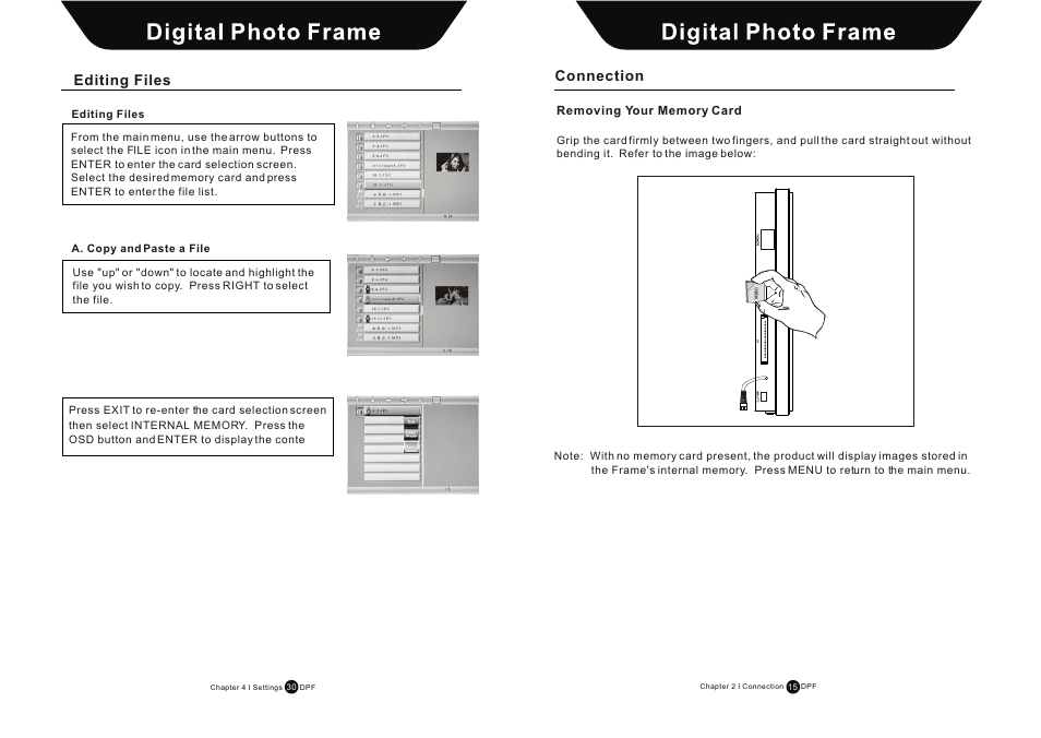 Т³гж 16, Connection, Editing files | Sungale AW15S-B User Manual | Page 31 / 47
