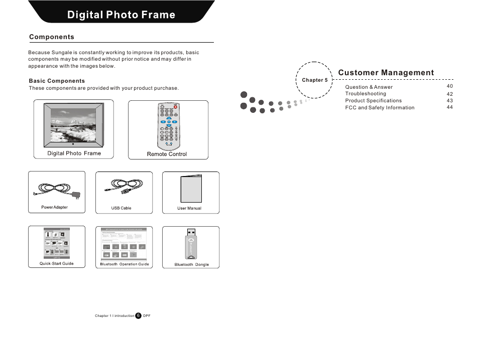 Т³гж 7, Customer management | Sungale AW15S-B User Manual | Page 40 / 47