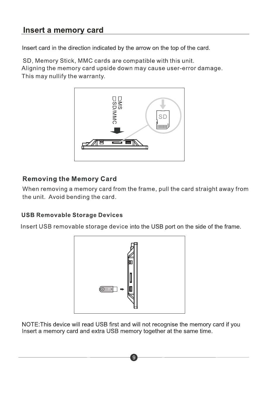 页 10 | Sungale PF801 User Manual | Page 10 / 25