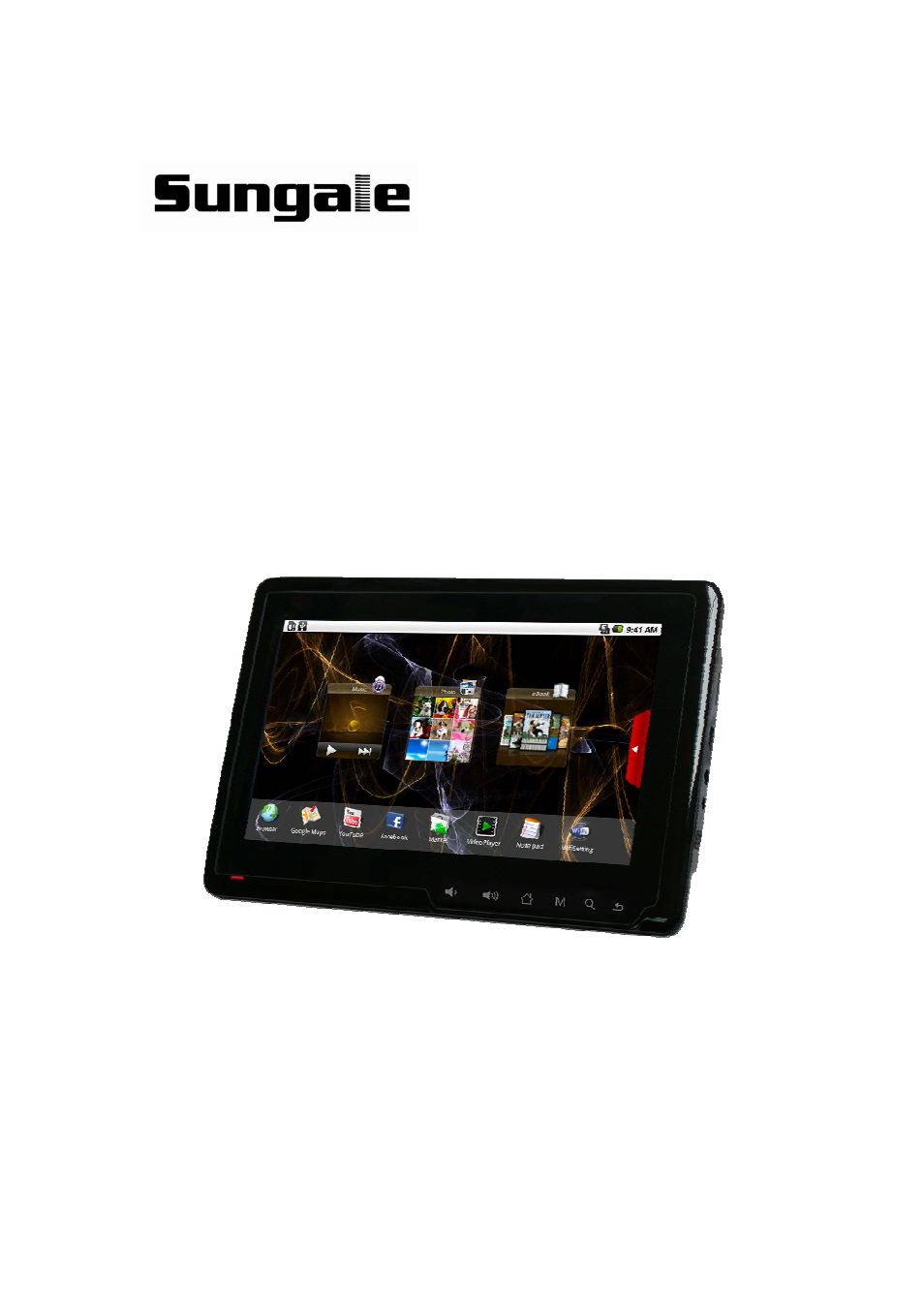 Sungale CYBERUS ID707WTA User Manual | 17 pages