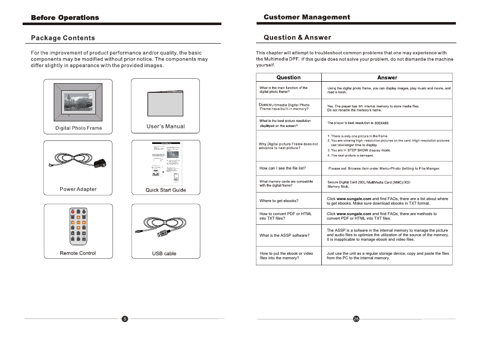 Т³гж 6 | Sungale CD803 User Manual | Page 6 / 32