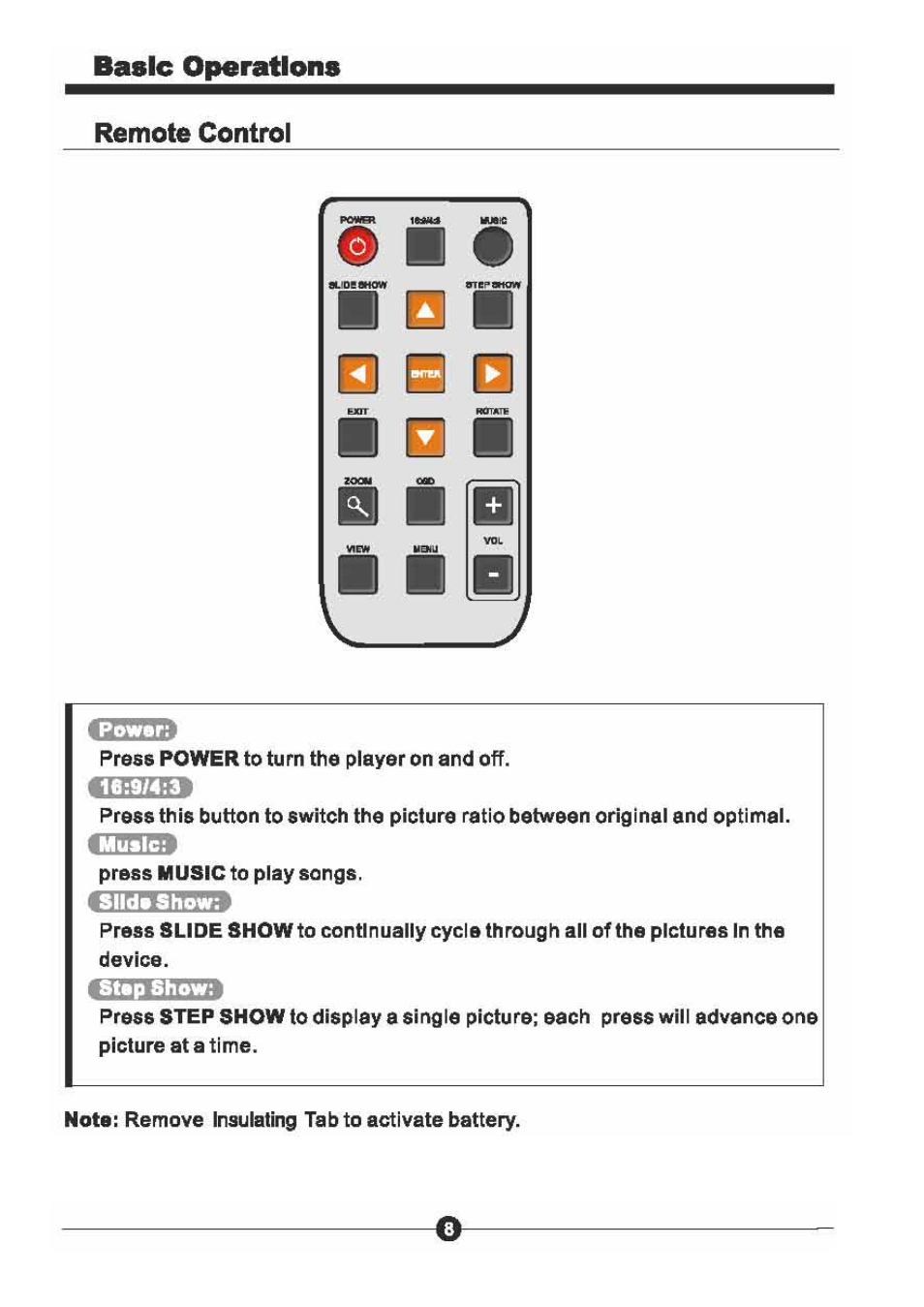 Т³гж 9 | Sungale CD803 User Manual | Page 9 / 32