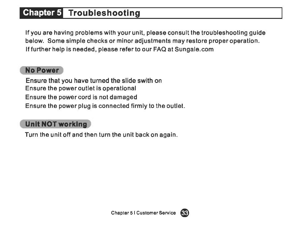 Т³гж 7 | Sungale ID350AT User Manual | Page 34 / 40