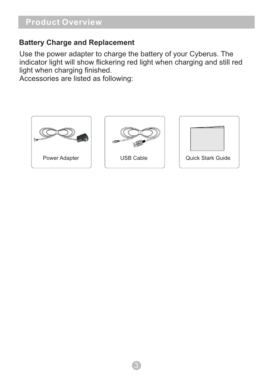 Product overview | Sungale CYBERUS ID1010WTA User Manual | Page 5 / 21