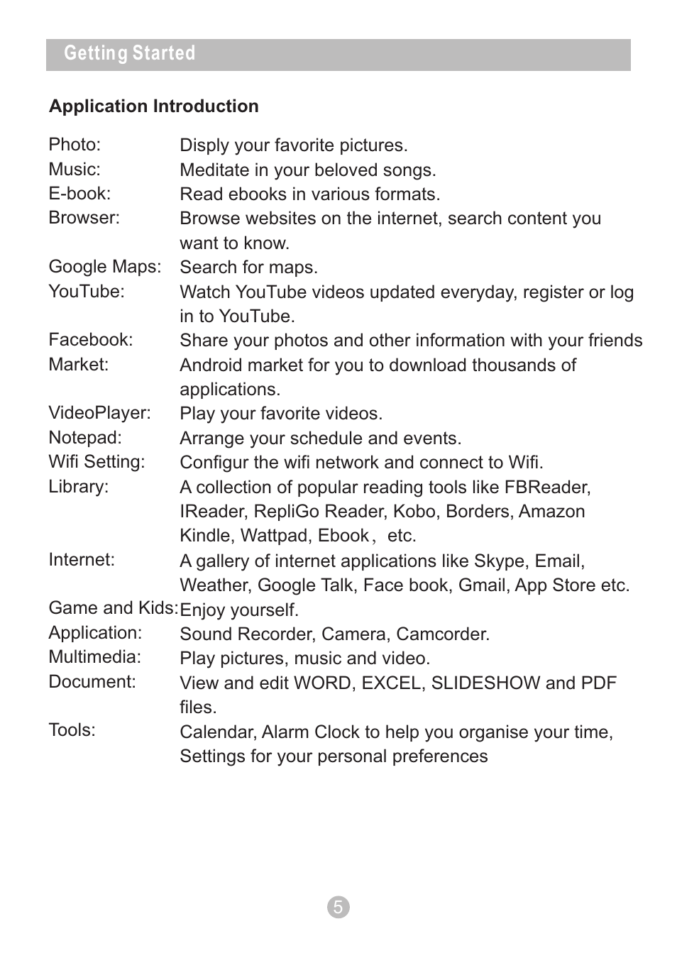 Sungale CYBERUS ID1010WTA User Manual | Page 7 / 21