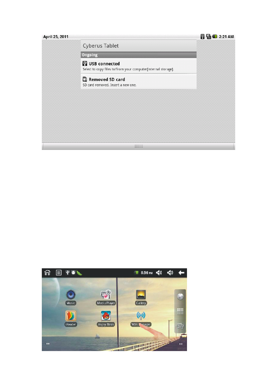 Setting | Sungale ID430WTA User Manual | Page 8 / 16